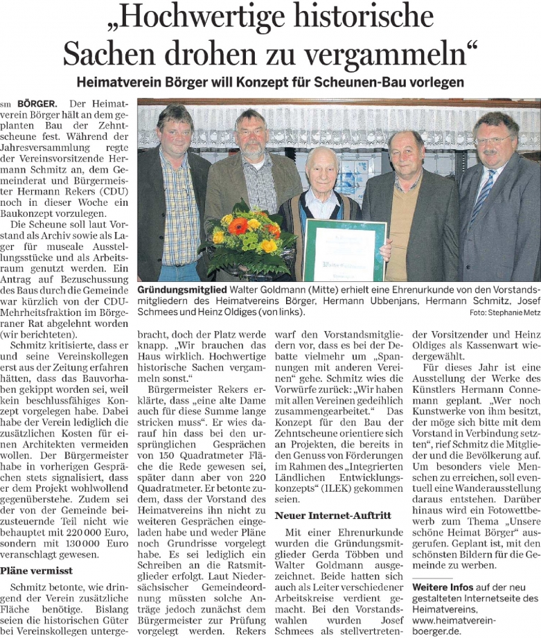 JHV 2010 EZ Bericht
