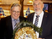 Bgm. Hermann Wöste li. u. HV-Vorsitzender Hermann Schmitz re.